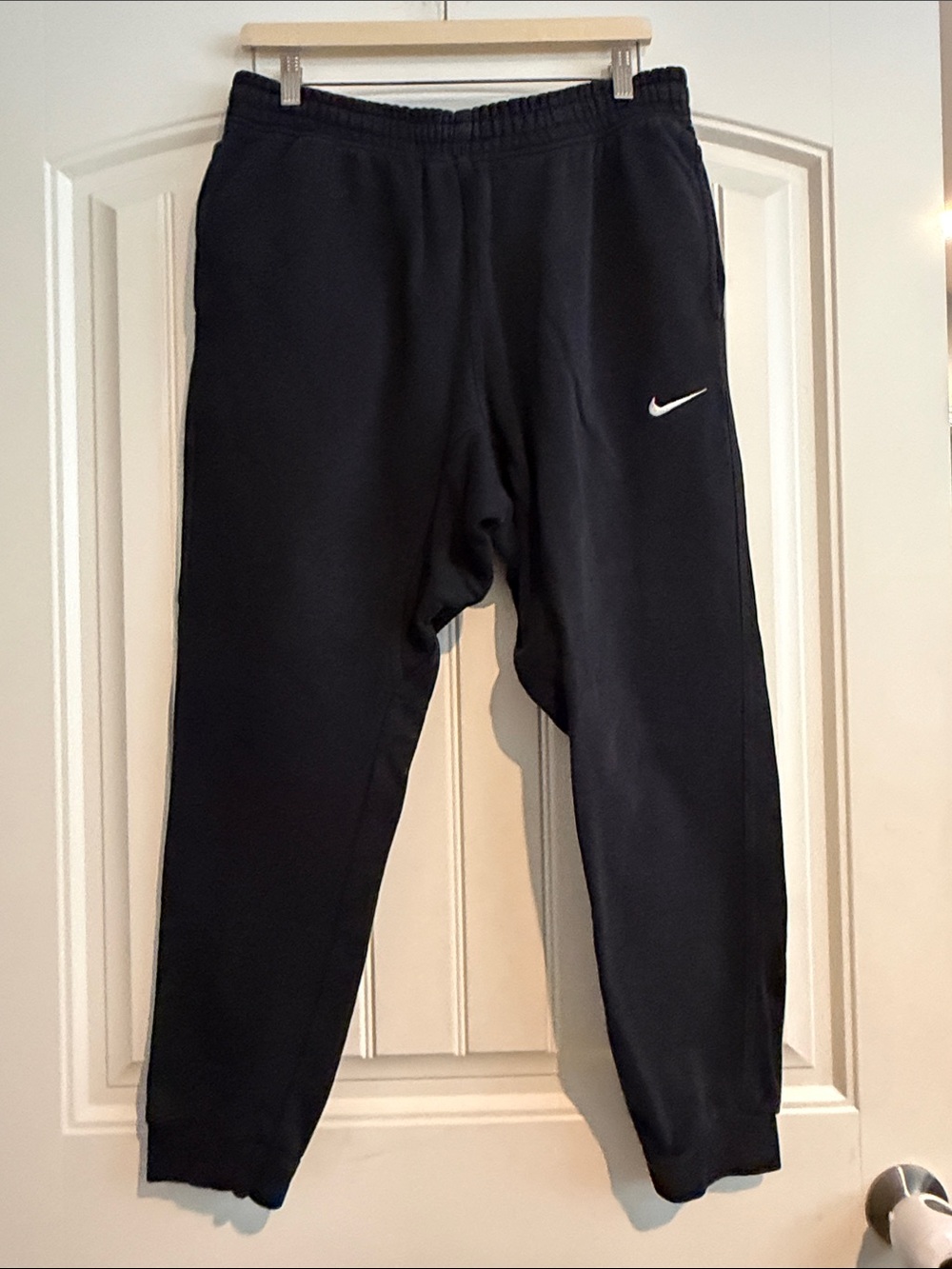 Nike Men Black Fleece Jogger Sweatpants size Large